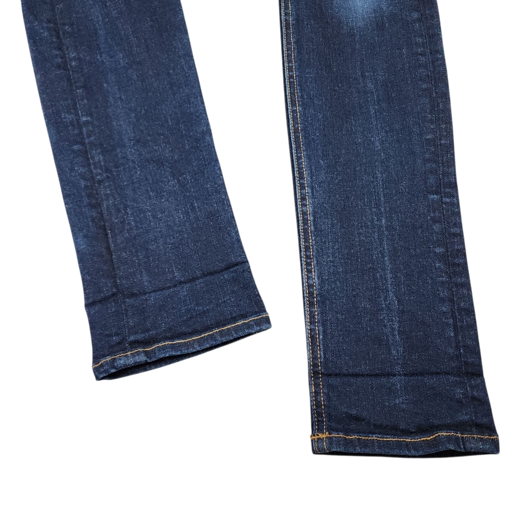 rag & bone High Rise Skinny Dark Wash Fitted Stretch Denim Jeans Size 26x29.5 - Picture 9 of 14